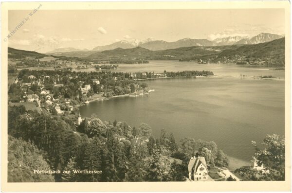 pörtschach am wörthersee, ortsansicht