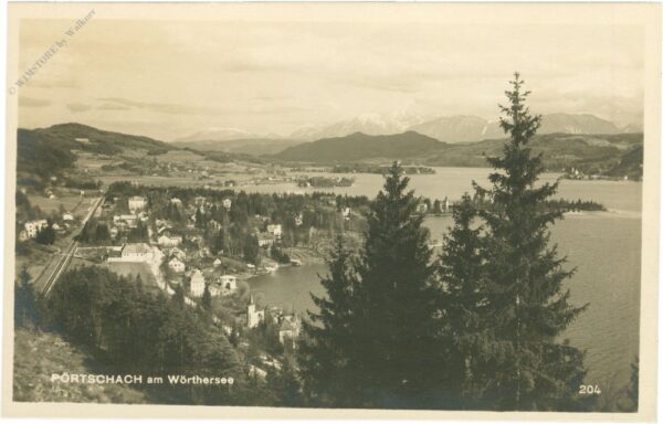 pörtschach am wörthersee, ortsansicht