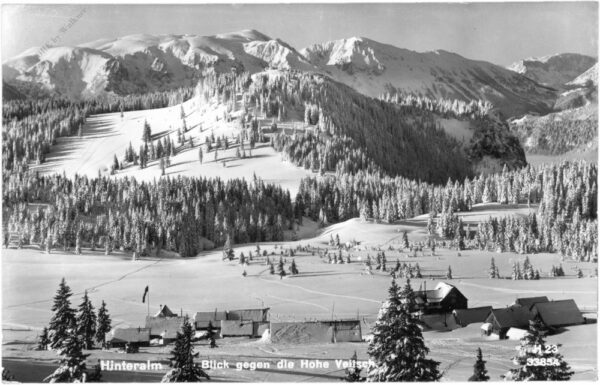 hinteralm, blick gegen die hohe veitsch