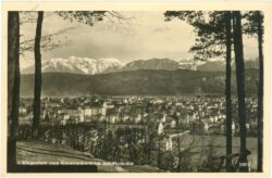 klagenfurt, vom karawankenblick mit hochobir