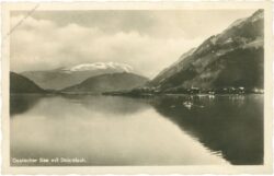 ossiach, ossiachersee mit dobratsch