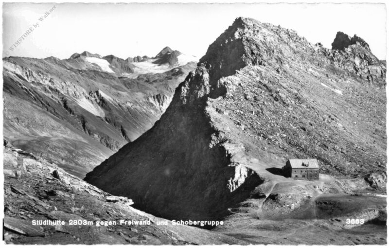 großglockner, stüdlhütte gegen freiwand und schobergruppe