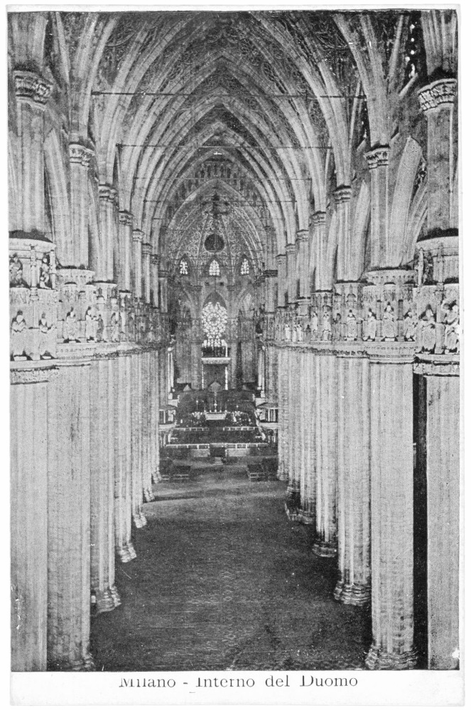 mailand, inneres des domes mailand, inneres des domes