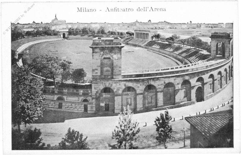 mailand, anfiteatro dell'arena mailand, anfiteatro dell'arena