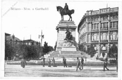 mailand, mon. a garibaldi