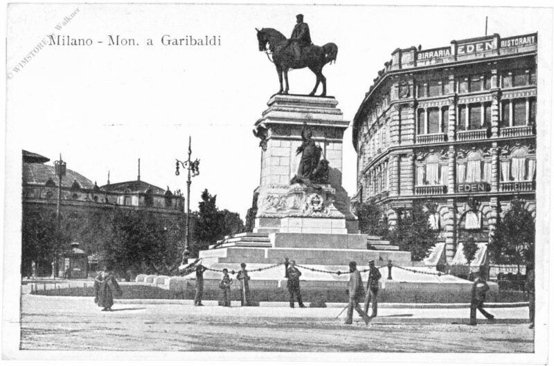 mailand, mon. a garibaldi mailand, mon. a garibaldi