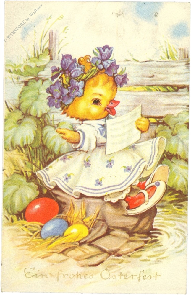 ostern, küken mit eiern ostern, küken mit eiern