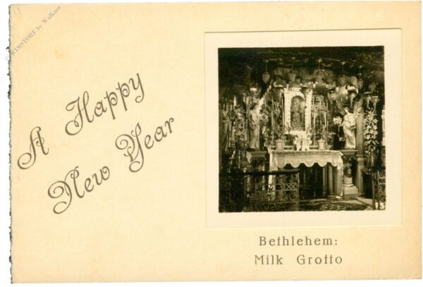 neujahr, bethlehem, milk grotto