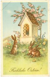 ostern, hasen auf der wiese