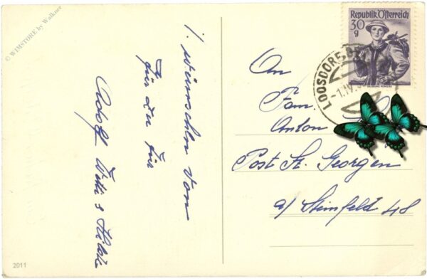 ostern, ei in blumenbett