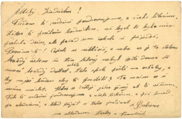 kartenbrief von 1916