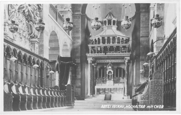 seckau, abtei, hochaltar mit chor