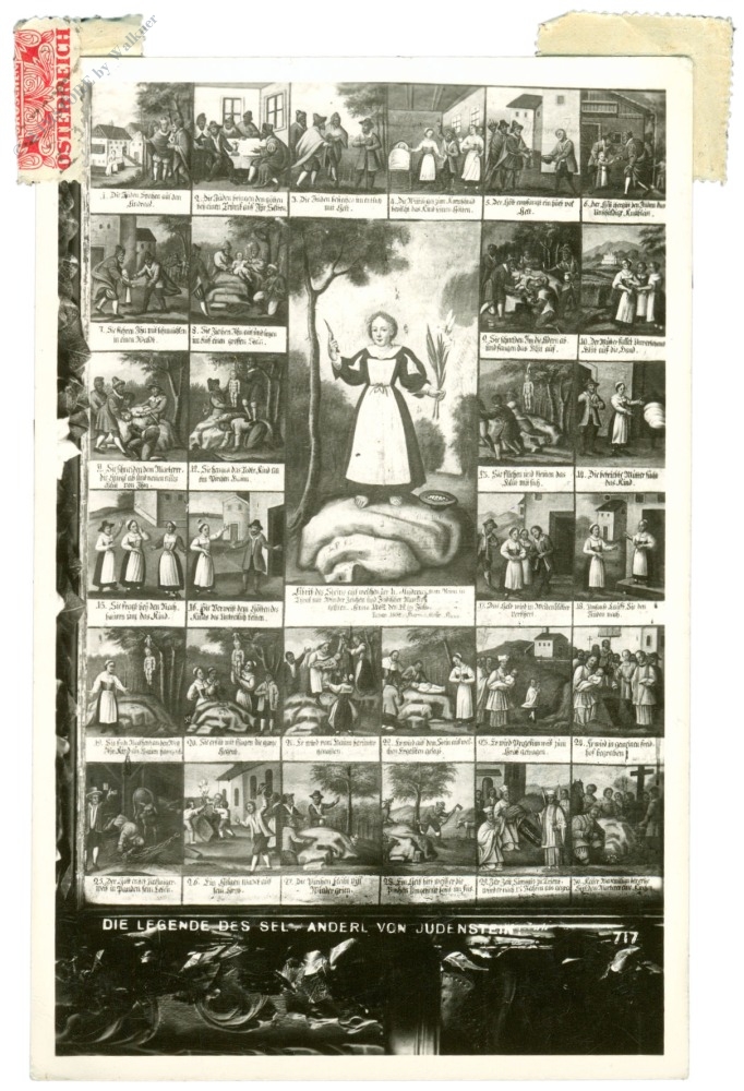 judenstein, legende des sel. anderl