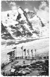 großglockner, hochalpenstrasse, parkplatz freiwandeck mit pasterze und großglockner