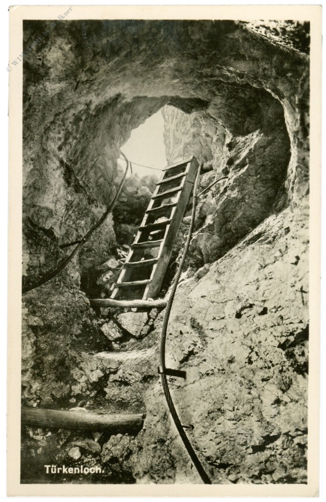 steinwandgraben, türkenloch in der steinwandklamm