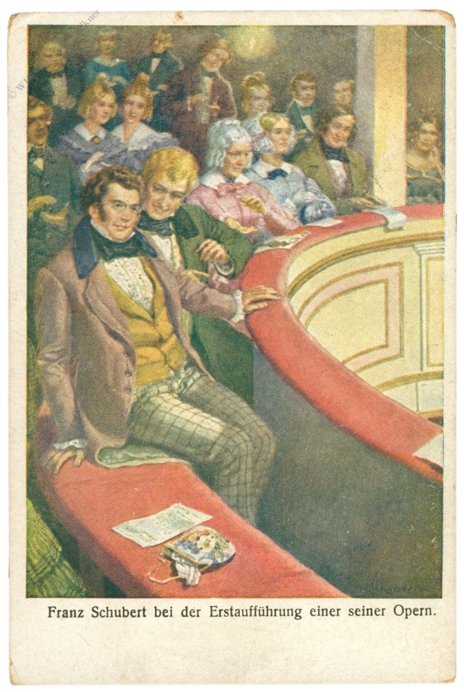 franz schubert bei der erstaufführung einer seiner operetten franz schubert bei der erstaufführung einer seiner operetten