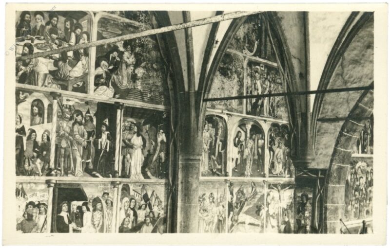 obermauern, fresken in der kirche