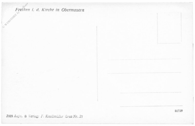 obermauern, fresken in der kirche