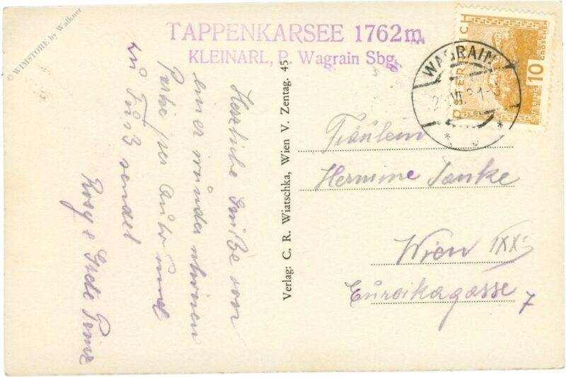 kleinarl, tappenkarsee mit funlkogel und rothorn