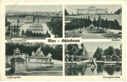 wien 13, schloss schönbrunn, multiansicht