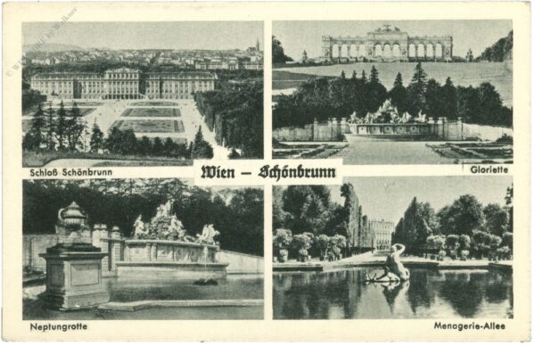 wien 13, schloss schönbrunn, multiansicht