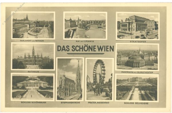 wien, multiansicht