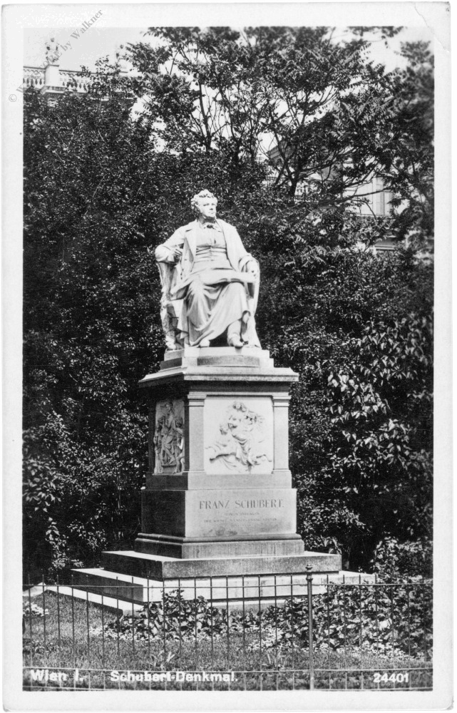 wien 1, schubert denkmal
