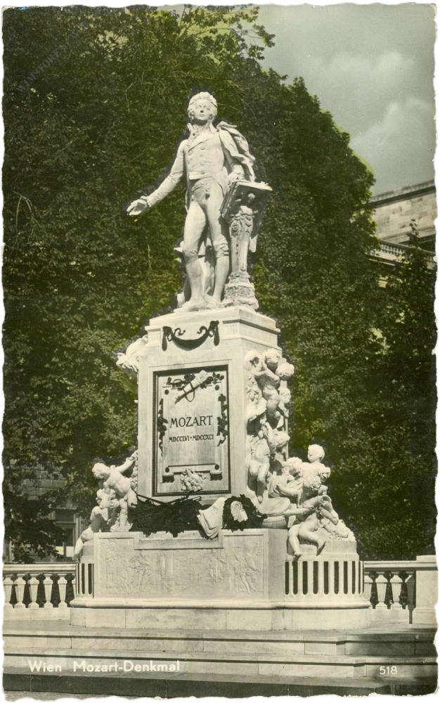 wien 1, mozart denkmal