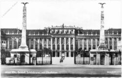 wien 13, schloss schönbrunn, mit obelisken