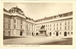 wien 1, josefsplatz mit nationalbibliothek