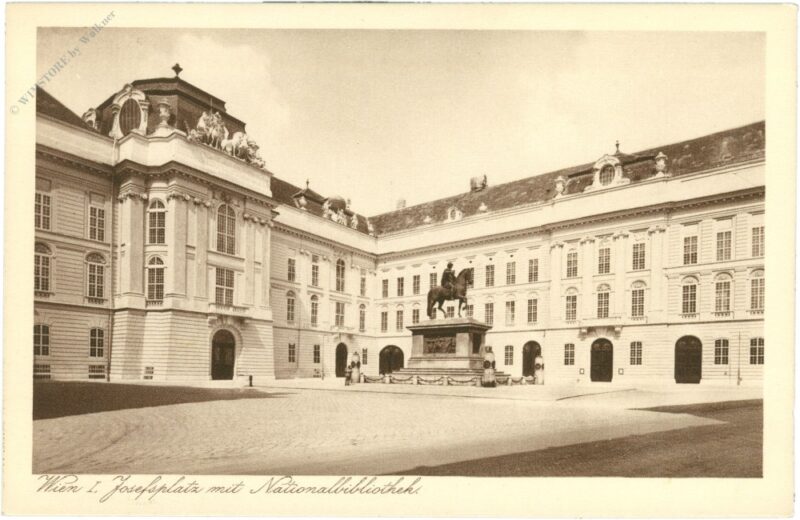wien 1, josefsplatz mit nationalbibliothek wien 1, josefsplatz mit nationalbibliothek
