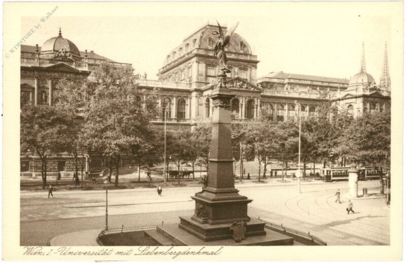 wien 1, universtität mit liebenbergdenkmal wien 1, universtität mit liebenbergdenkmal