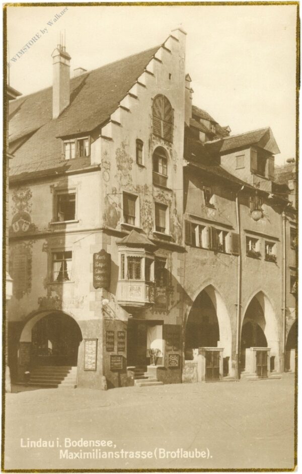 lindau i. bodensee, maximilianstrasse (brotlaube)