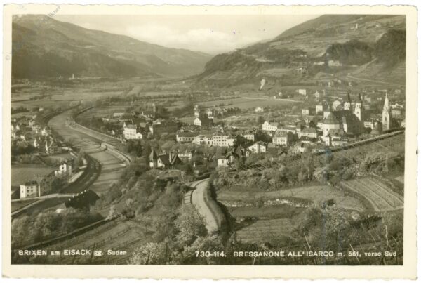 brixen am eisack, gegen süden