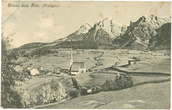 maria alm, gruss aus alm
