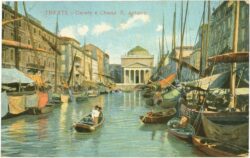 triest, canale e chiesa s. antonio
