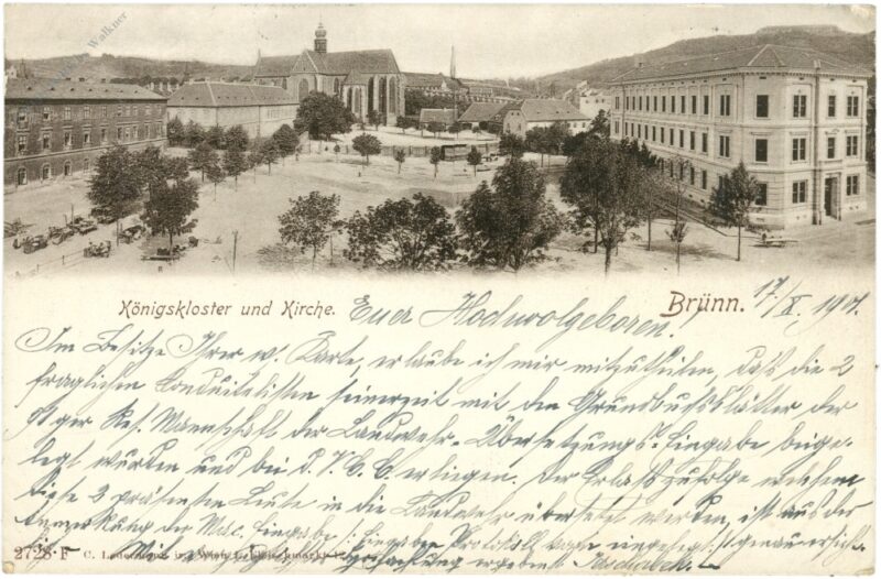brno (brünn), königskloster und kirche