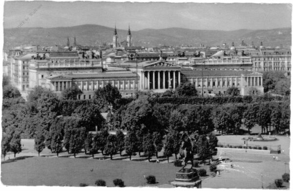 wien 1, blick zum parlament