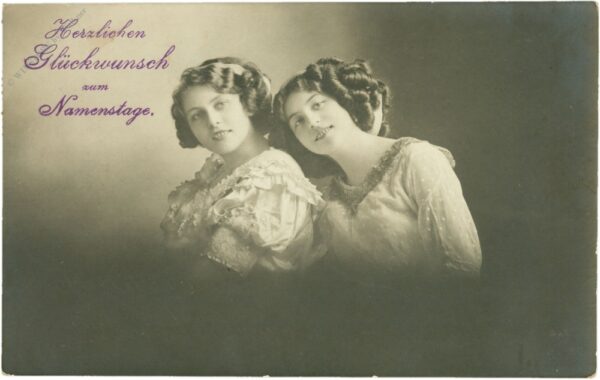namenstag, zwei mädchen namenstag, zwei mädchen