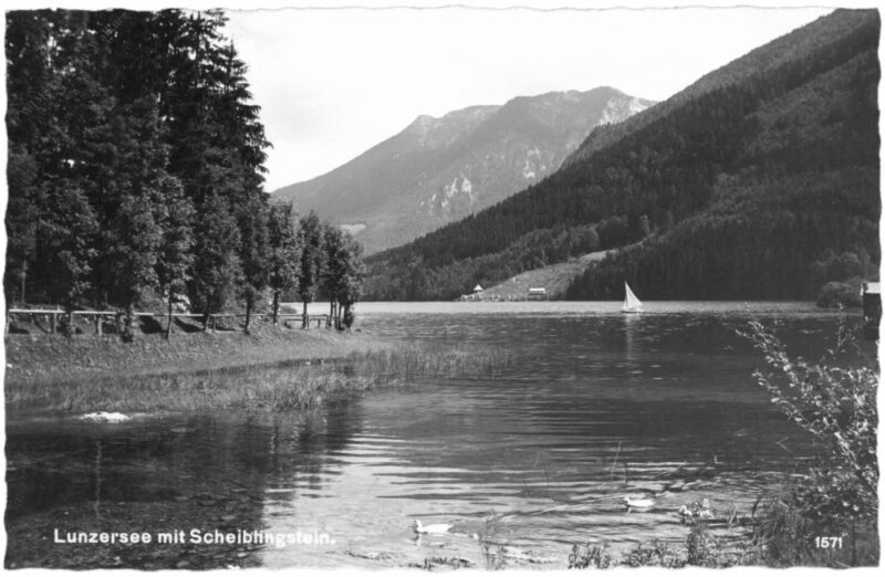 lunzersee, mit scheiblingstein