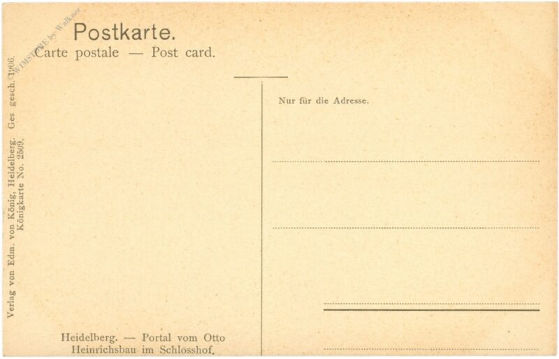 heidelberg, portal vom otto heinrichsbau im schlosshof