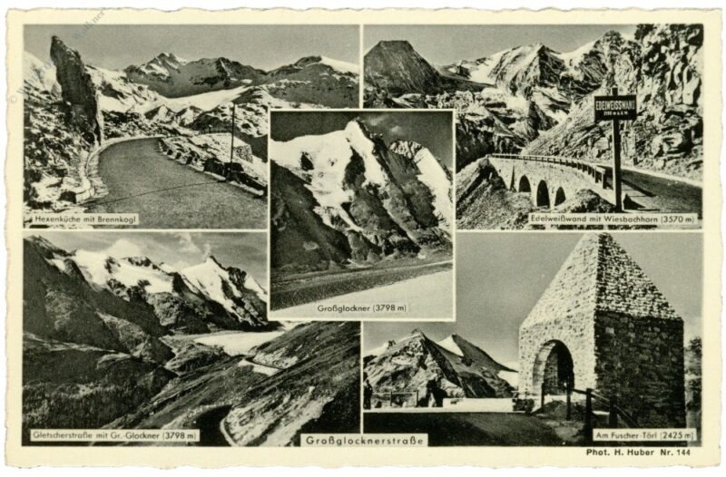 großglockner, hochalpenstrasse, multiansicht