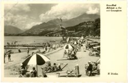 millstatt am see, strandbad mit sprungturm