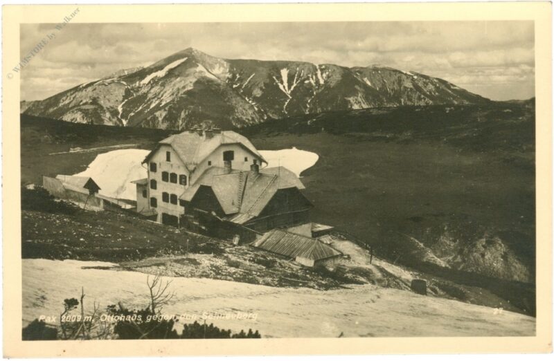 rax, ottohaus gegen schneealpe