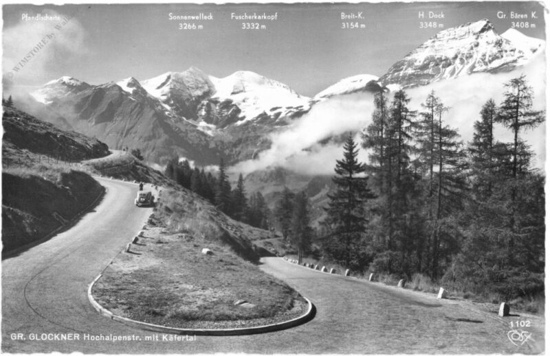 großglockner, hochalpenstrasse, mit käfertal
