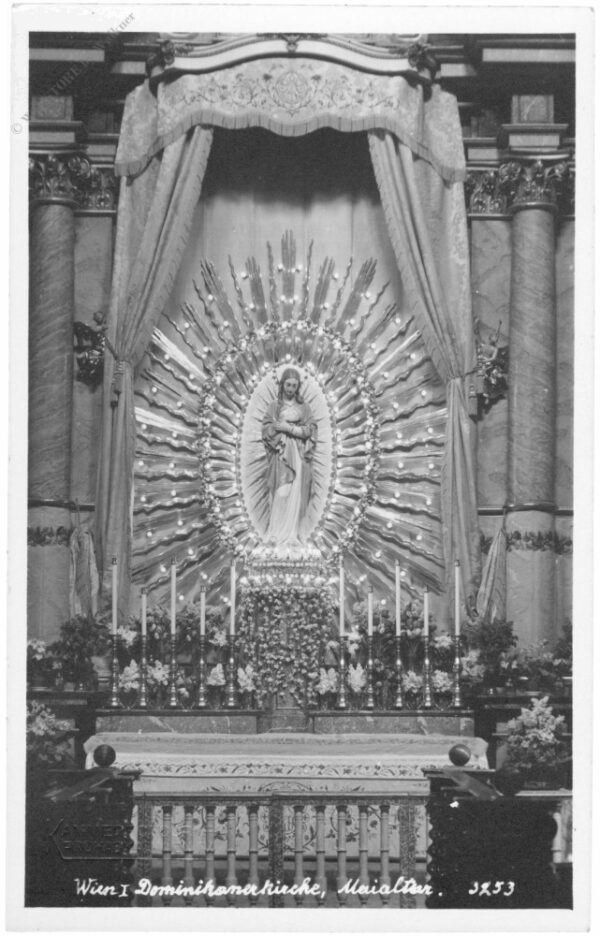 wien 1, dominikanerkirche, maialtar