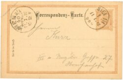 correspondenzkarte aus 1912