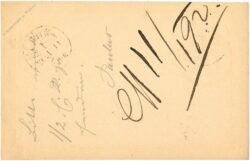 correspondenzkarte aus 1912