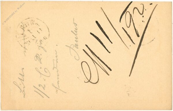 correspondenzkarte aus 1912