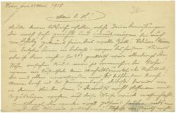 feldpostkorrespondenzkarte aus 1918